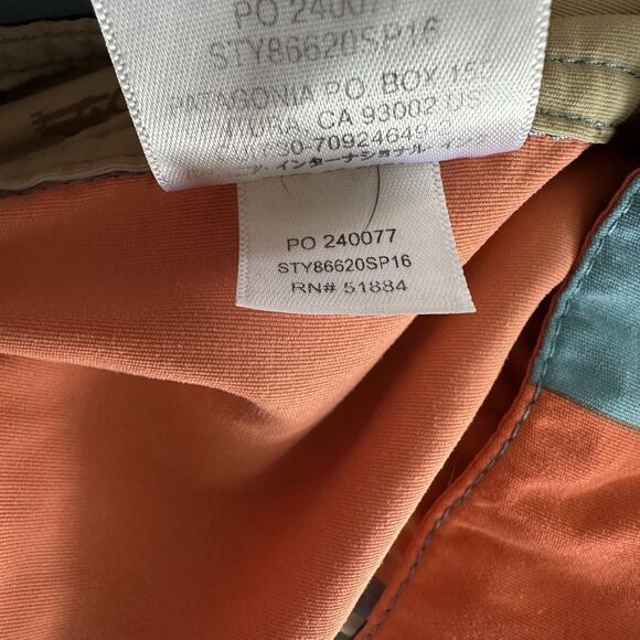 Patagonia Wavefarer Striped Surf Swim Trunks SUP Board Shorts Men's 33 Medium - Picture 7 of 8